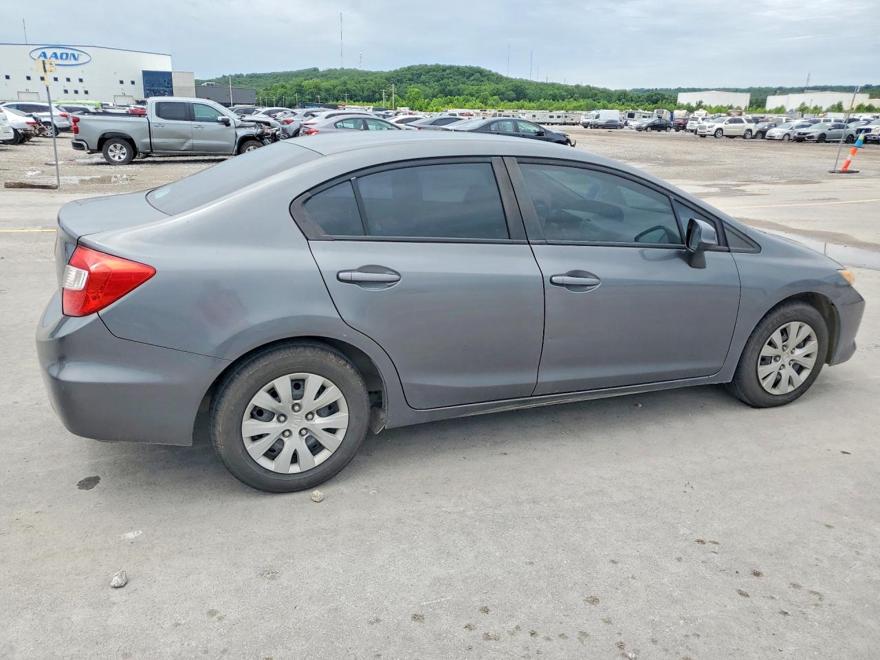 2012 Honda Civic Lx Угольный vin: 19XFB2F54CE347328