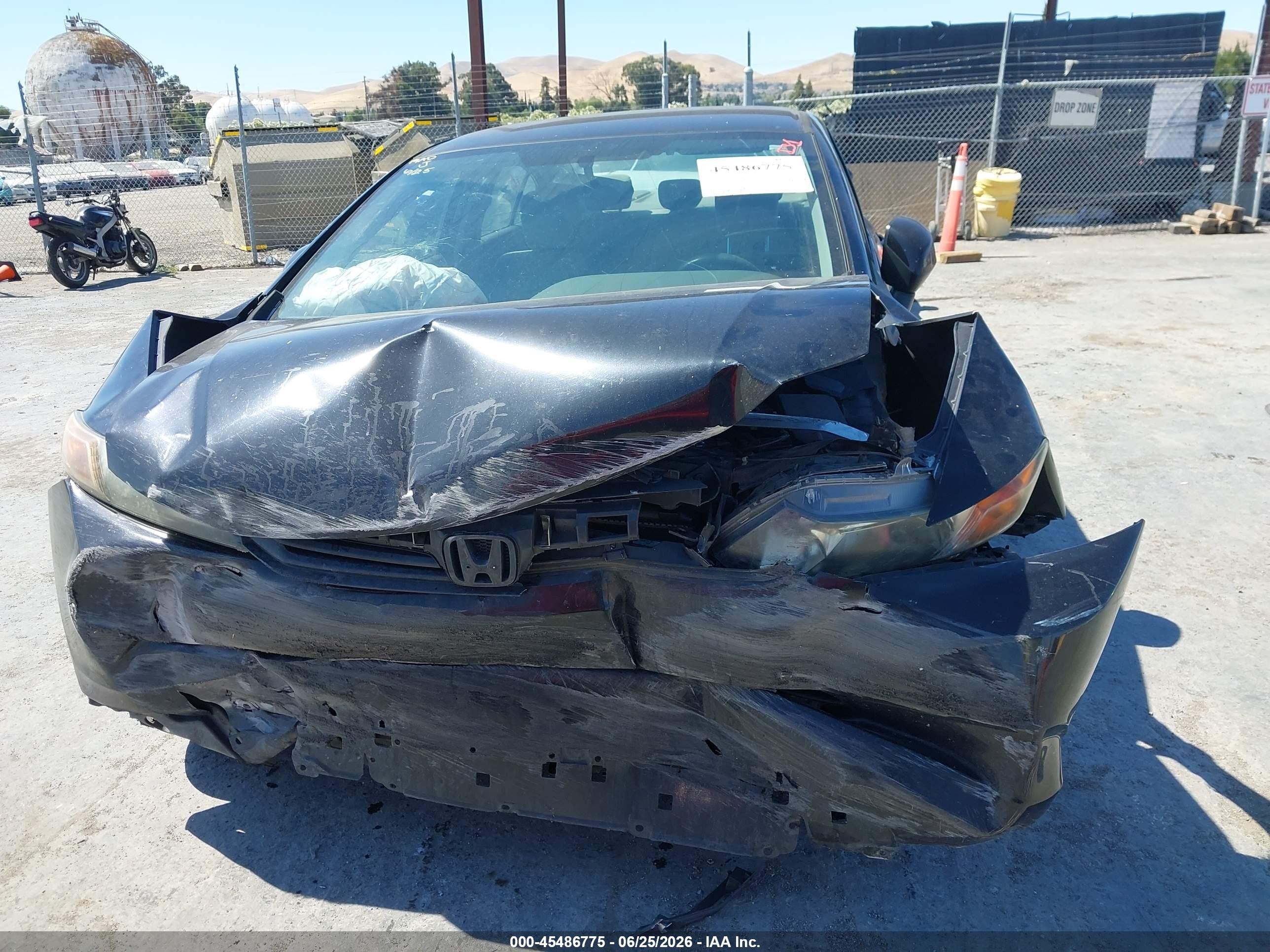 2012 Honda Civic Lx Black vin: 19XFB2F54CE353016