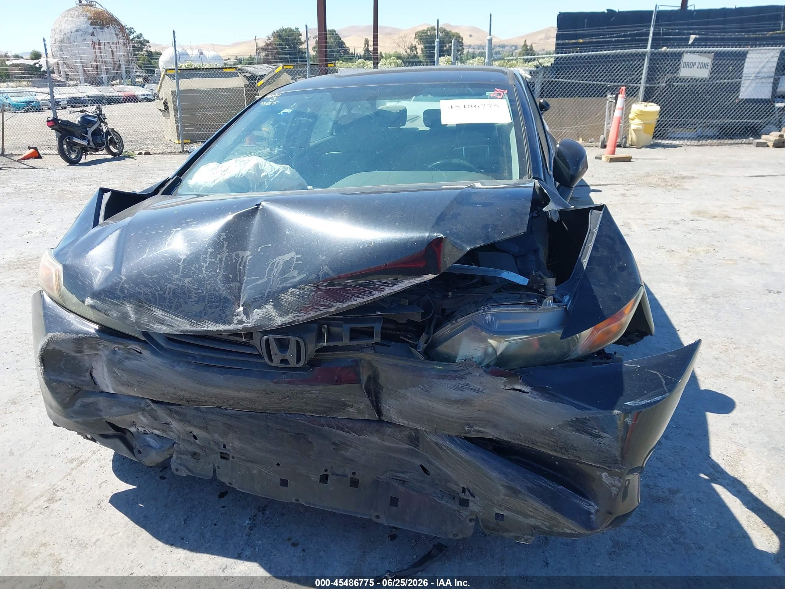 2012 Honda Civic Lx Black vin: 19XFB2F54CE353016