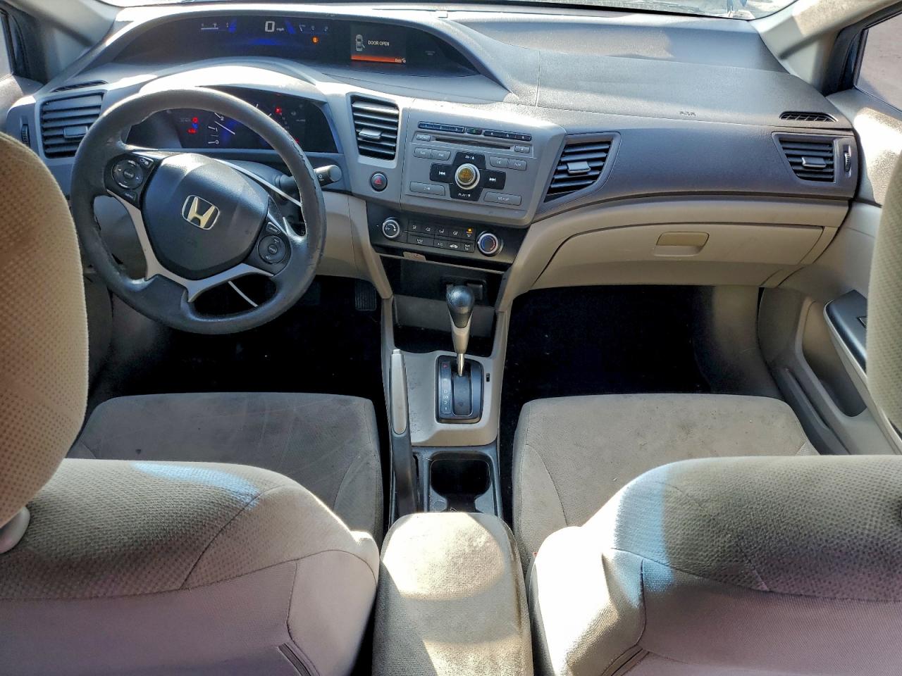2012 Honda Civic Lx Blue vin: 19XFB2F54CE354862