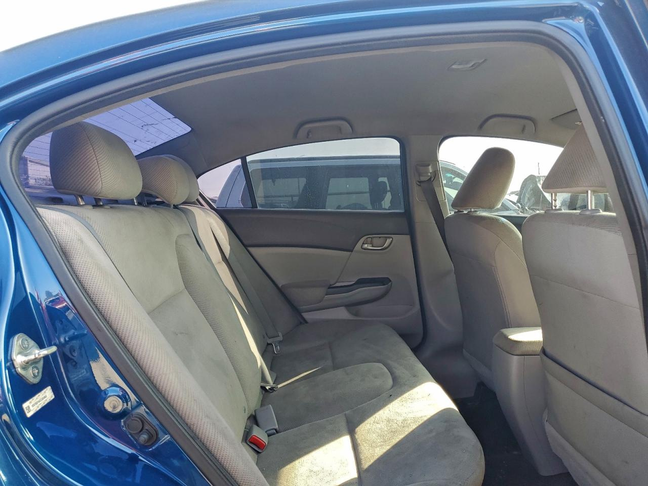 2012 Honda Civic Lx Blue vin: 19XFB2F54CE354862