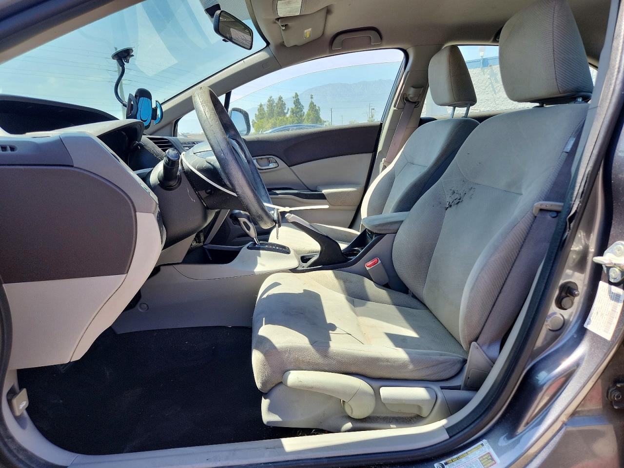 2012 Honda Civic Lx Silver vin: 19XFB2F54CE363626