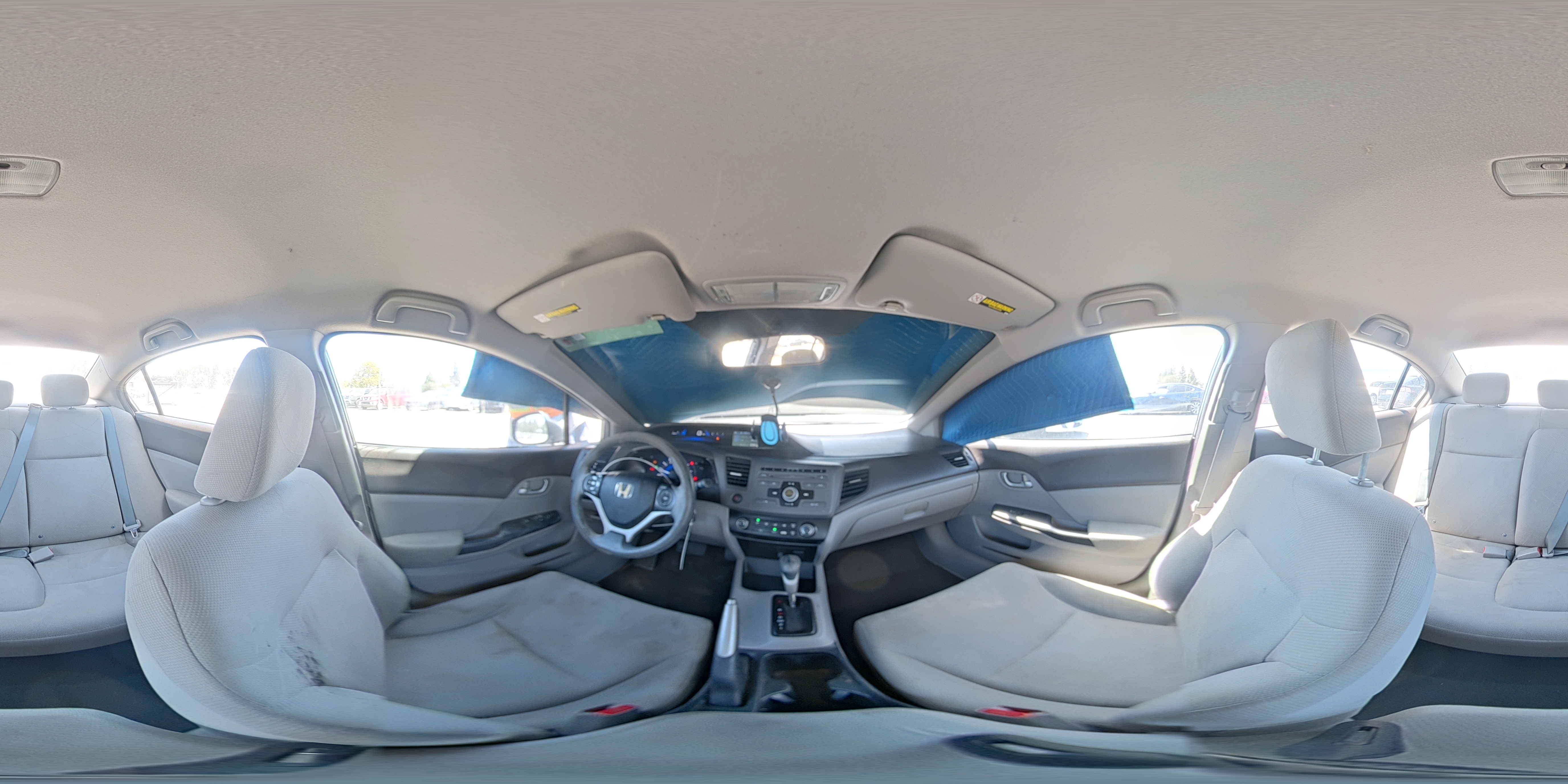 2012 Honda Civic Lx Silver vin: 19XFB2F54CE363626