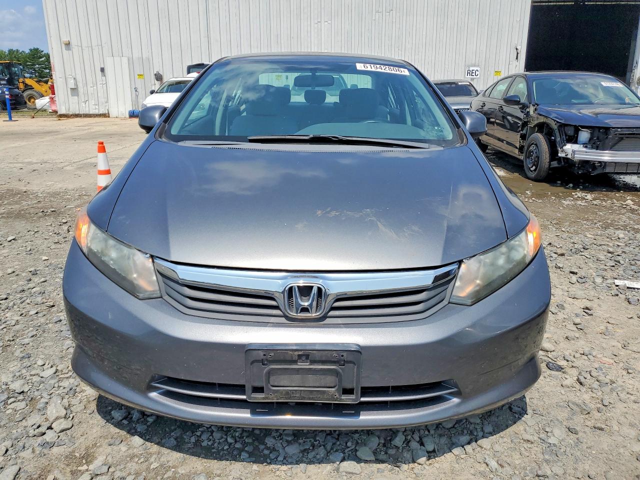 2012 Honda Civic Lx Серый vin: 19XFB2F54CE364565