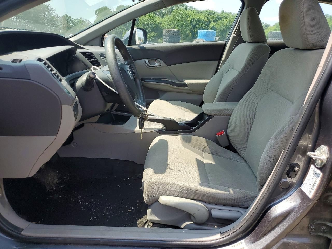2012 Honda Civic Lx Серый vin: 19XFB2F54CE364565