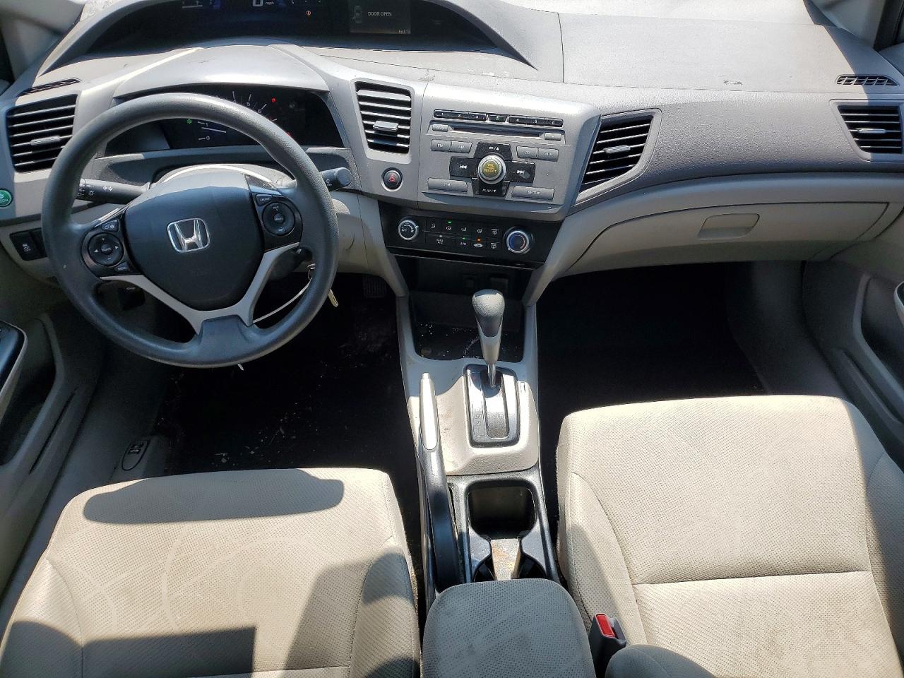 2012 Honda Civic Lx Серый vin: 19XFB2F54CE364565