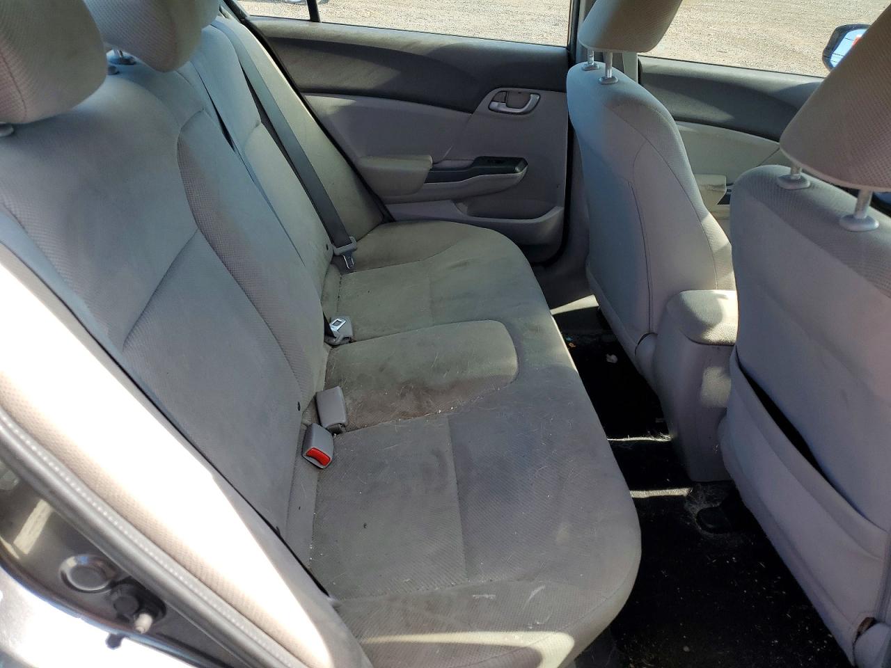 2012 Honda Civic Lx Gray vin: 19XFB2F54CE365781