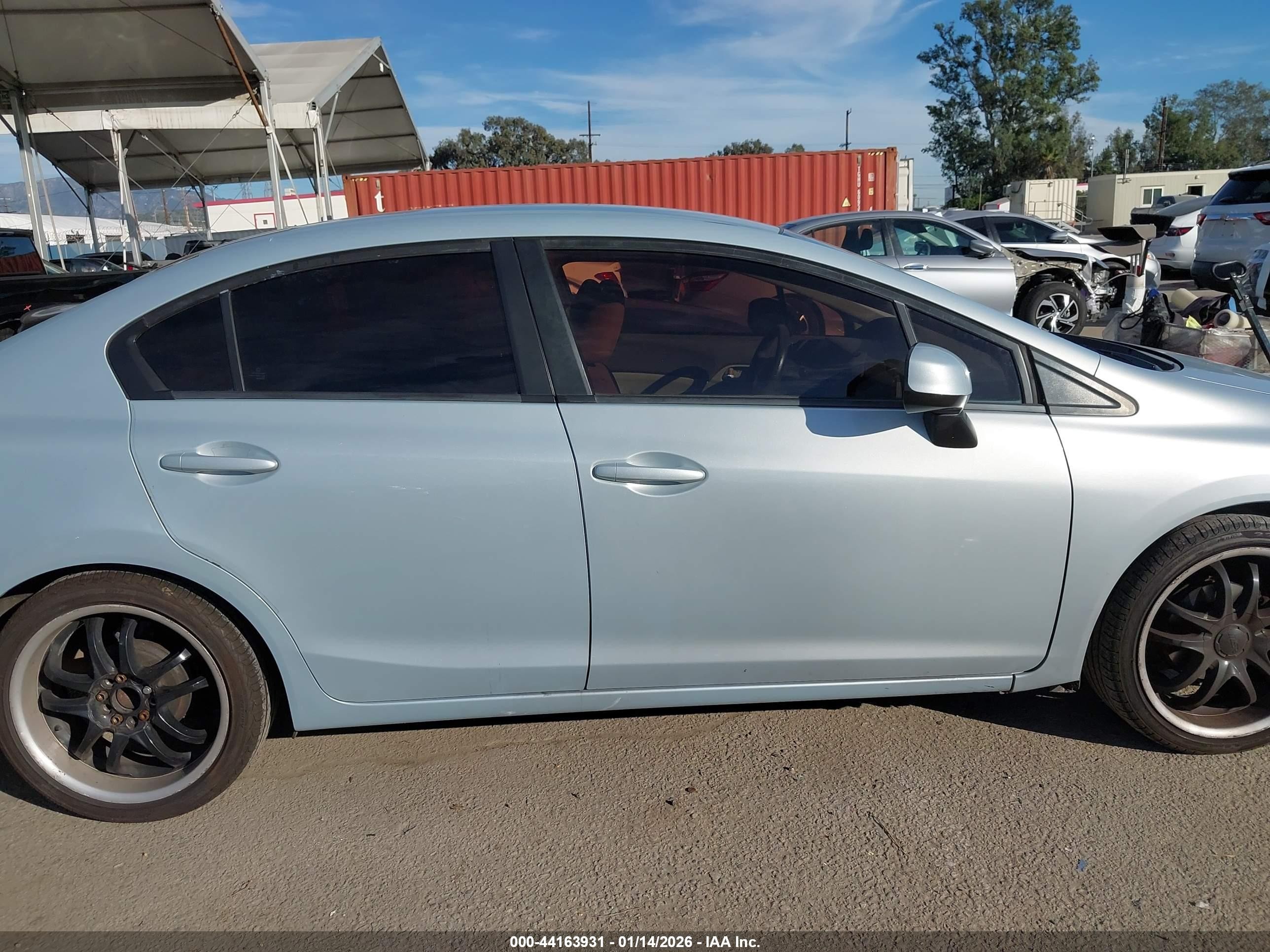 2012 Honda Civic Lx Light Blue vin: 19XFB2F54CE371208