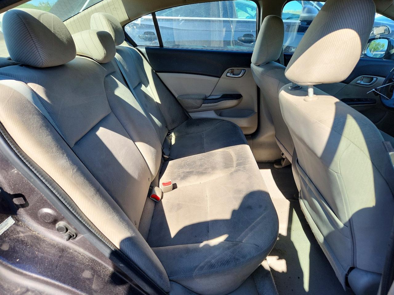 2012 Honda Civic Lx Gray vin: 19XFB2F54CE375078