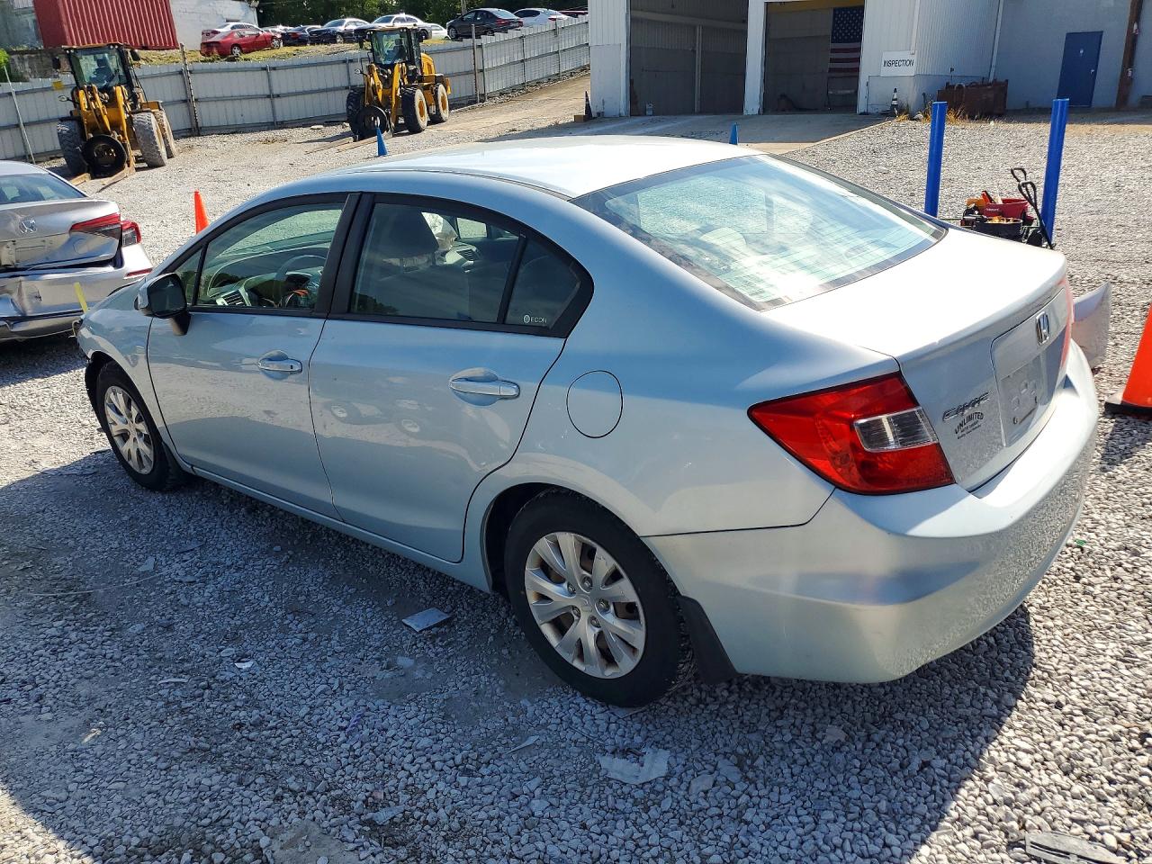 2012 Honda Civic Lx Silver vin: 19XFB2F54CE375873