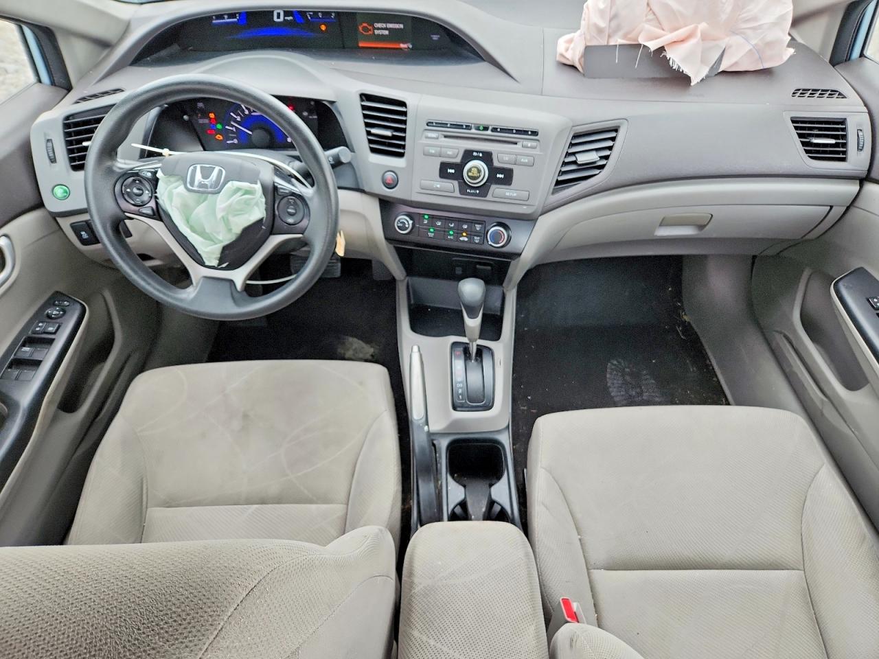 2012 Honda Civic Lx Silver vin: 19XFB2F54CE375873