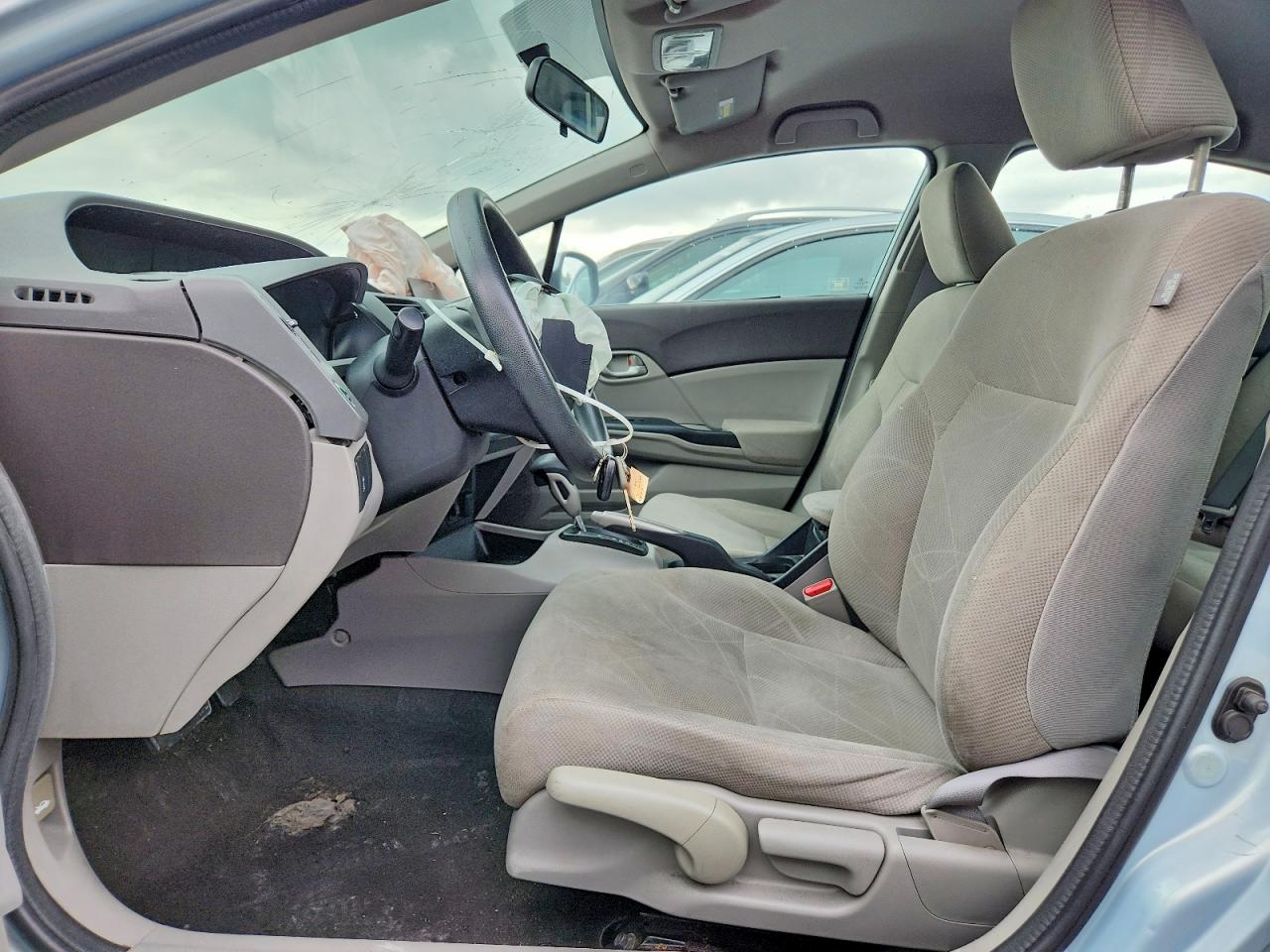 2012 Honda Civic Lx Silver vin: 19XFB2F54CE375873