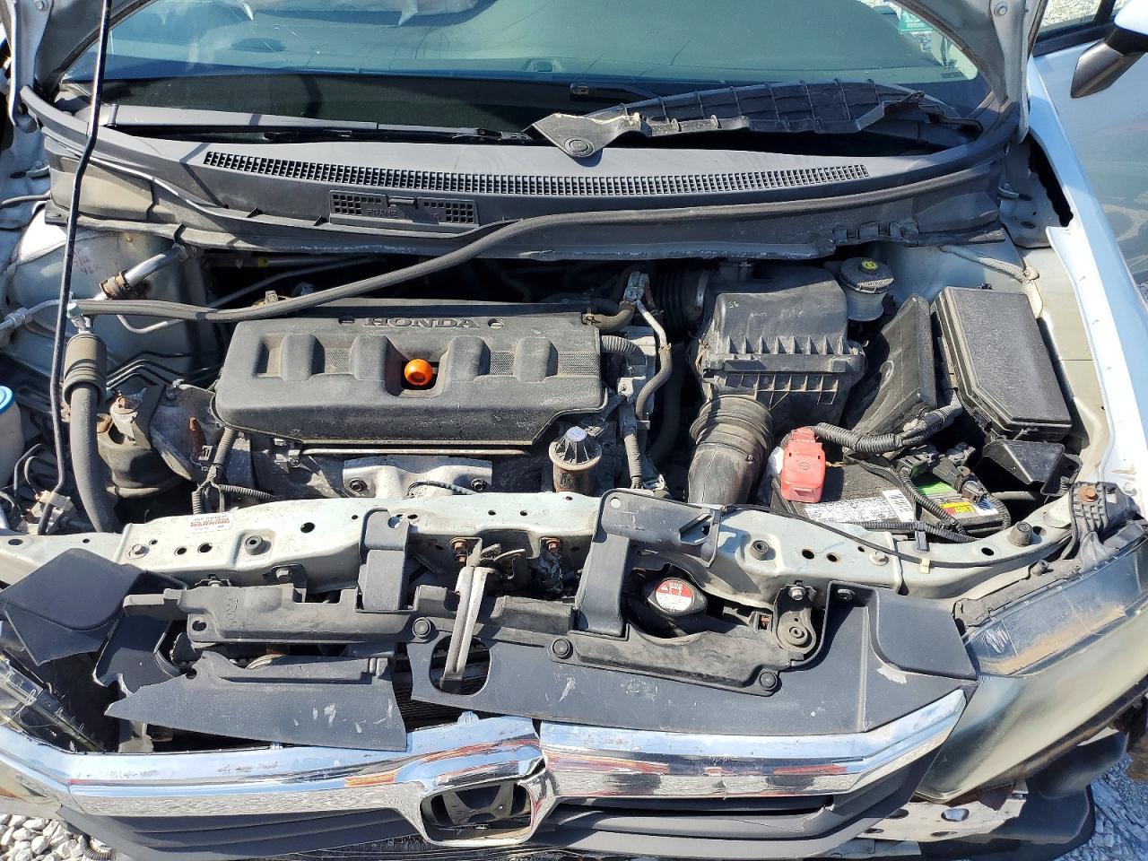 2012 Honda Civic Lx Silver vin: 19XFB2F54CE375873