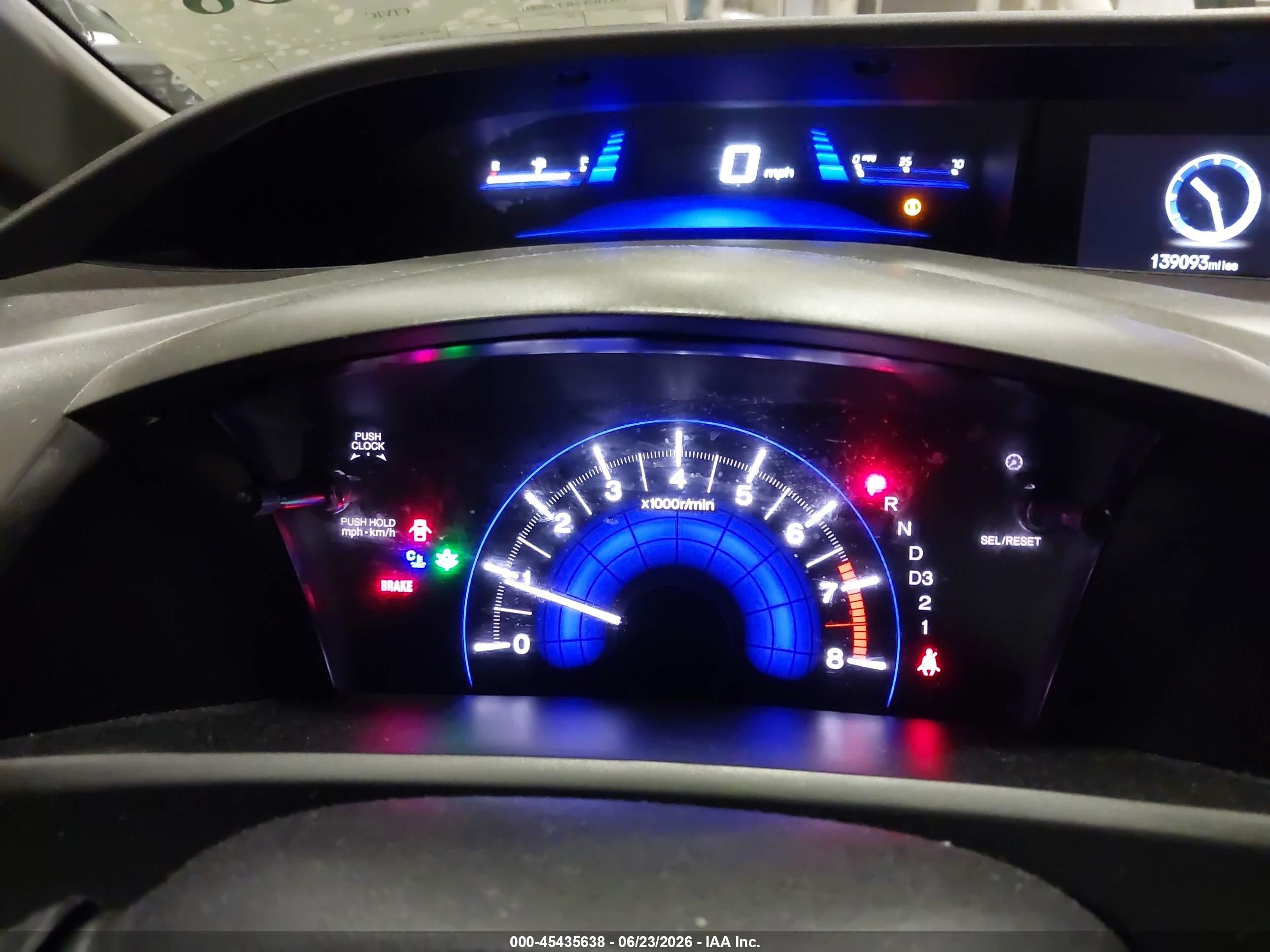 2012 Honda Civic Lx Gray vin: 19XFB2F54CE380491