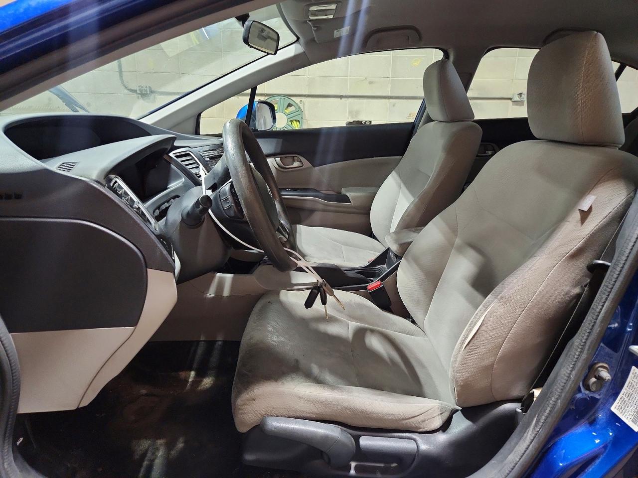 2013 Honda Civic Lx Blue vin: 19XFB2F54DE013558