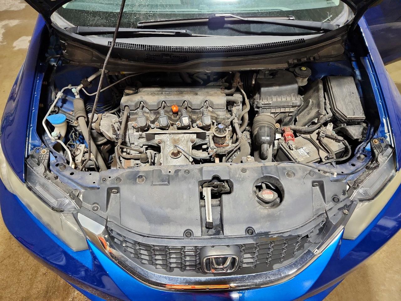 2013 Honda Civic Lx Blue vin: 19XFB2F54DE013558