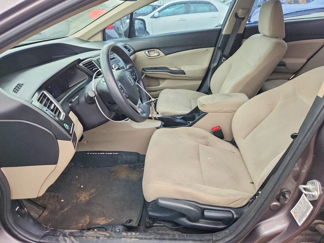 2013 Honda Civic Lx Gray vin: 19XFB2F54DE049136
