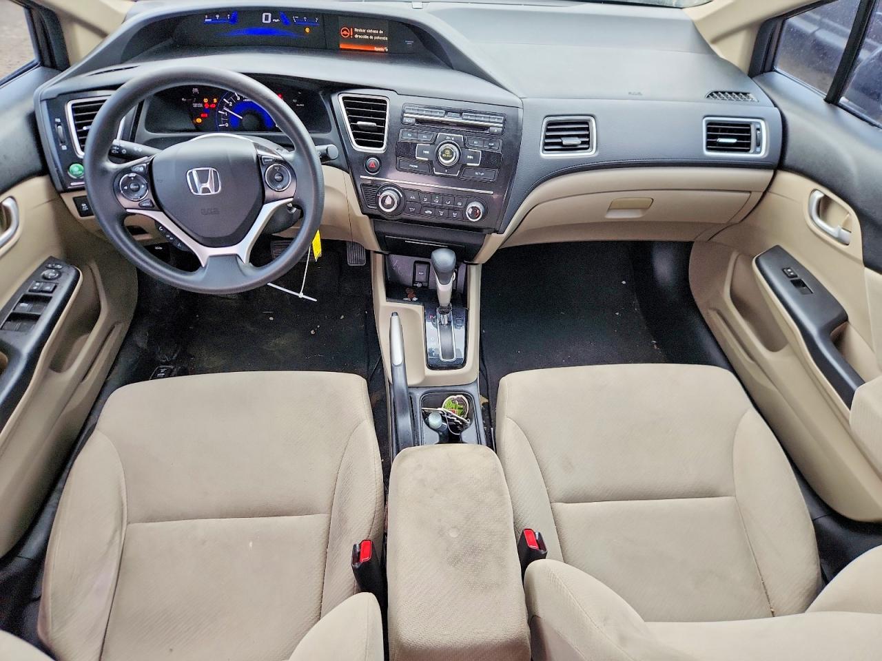 2013 Honda Civic Lx Gray vin: 19XFB2F54DE049136