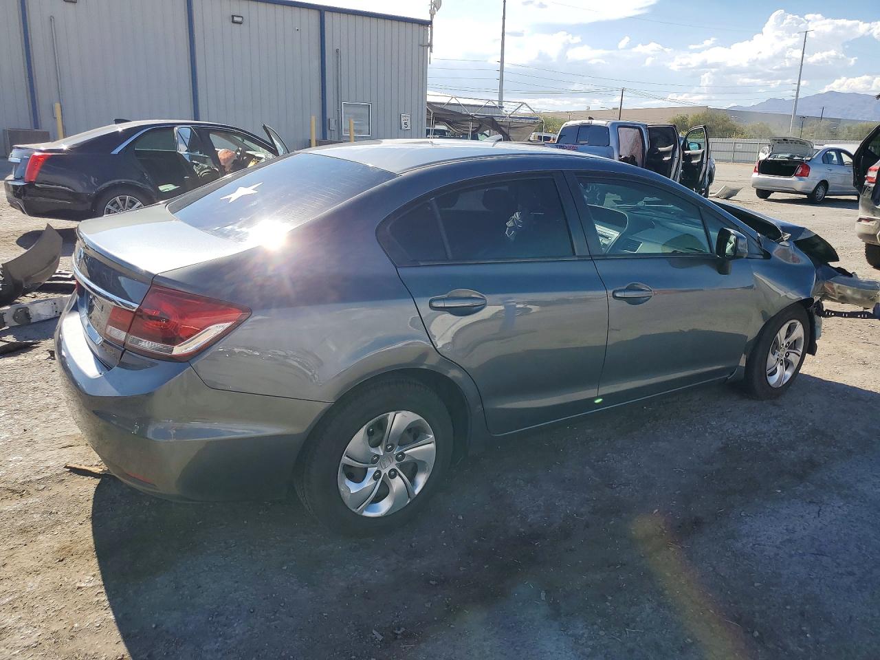 2013 Honda Civic Lx Charcoal vin: 19XFB2F54DE058693