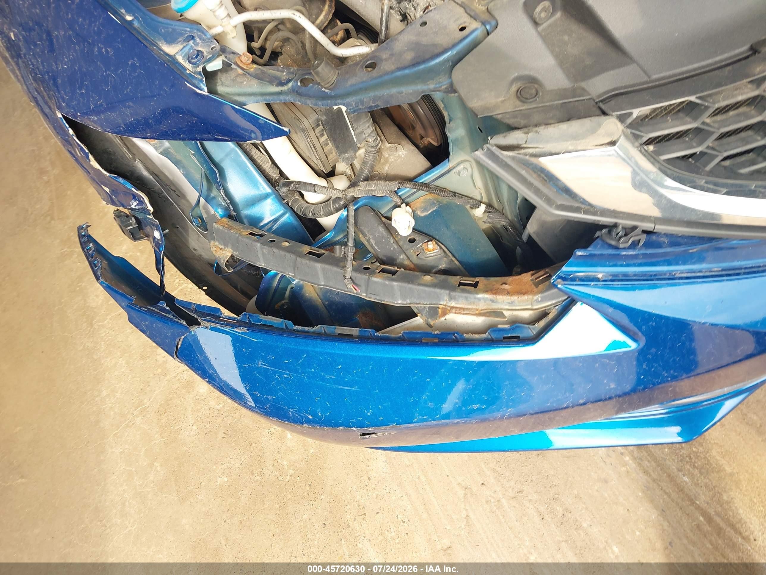 2013 Honda Civic Lx Blue vin: 19XFB2F54DE059701