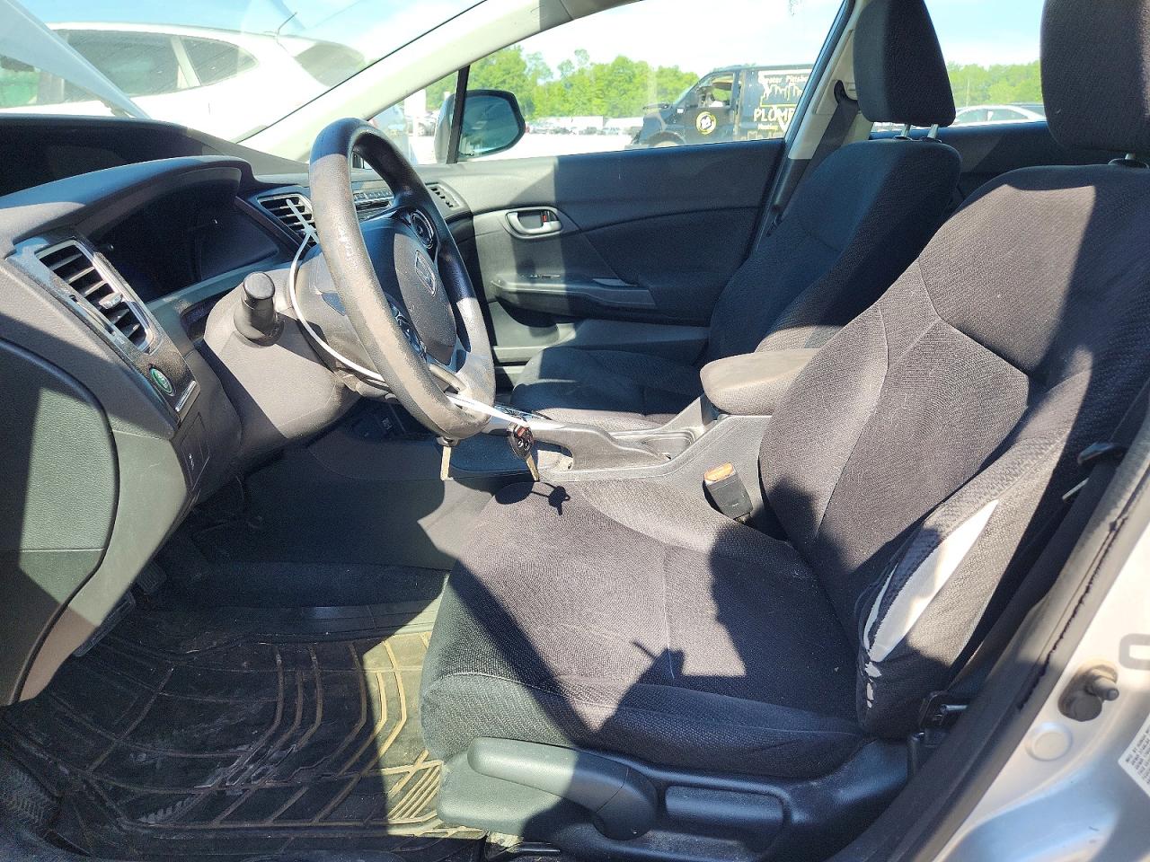 2013 Honda Civic Lx Silver vin: 19XFB2F54DE060833