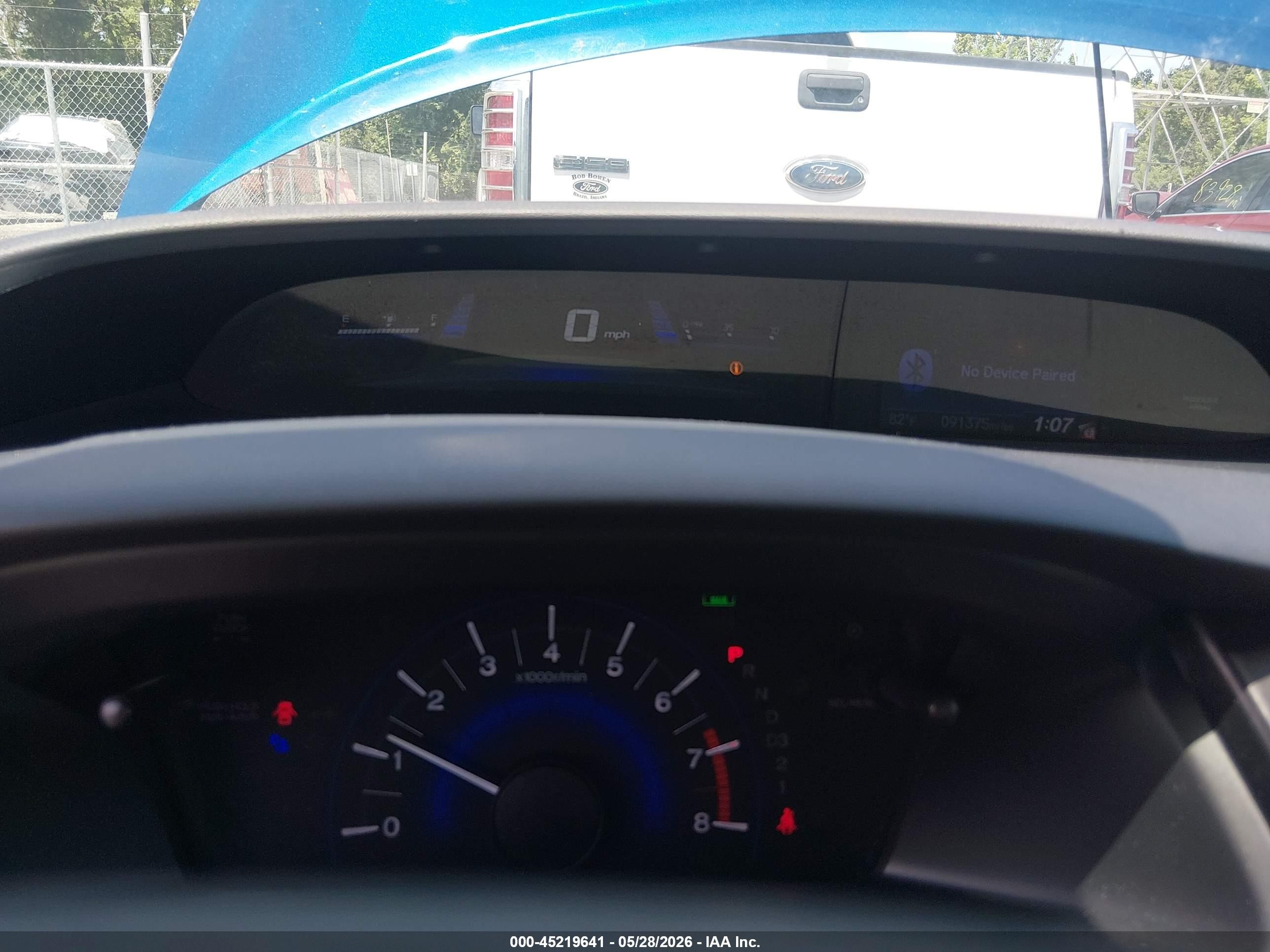 2013 Honda Civic Lx Blue vin: 19XFB2F54DE064168