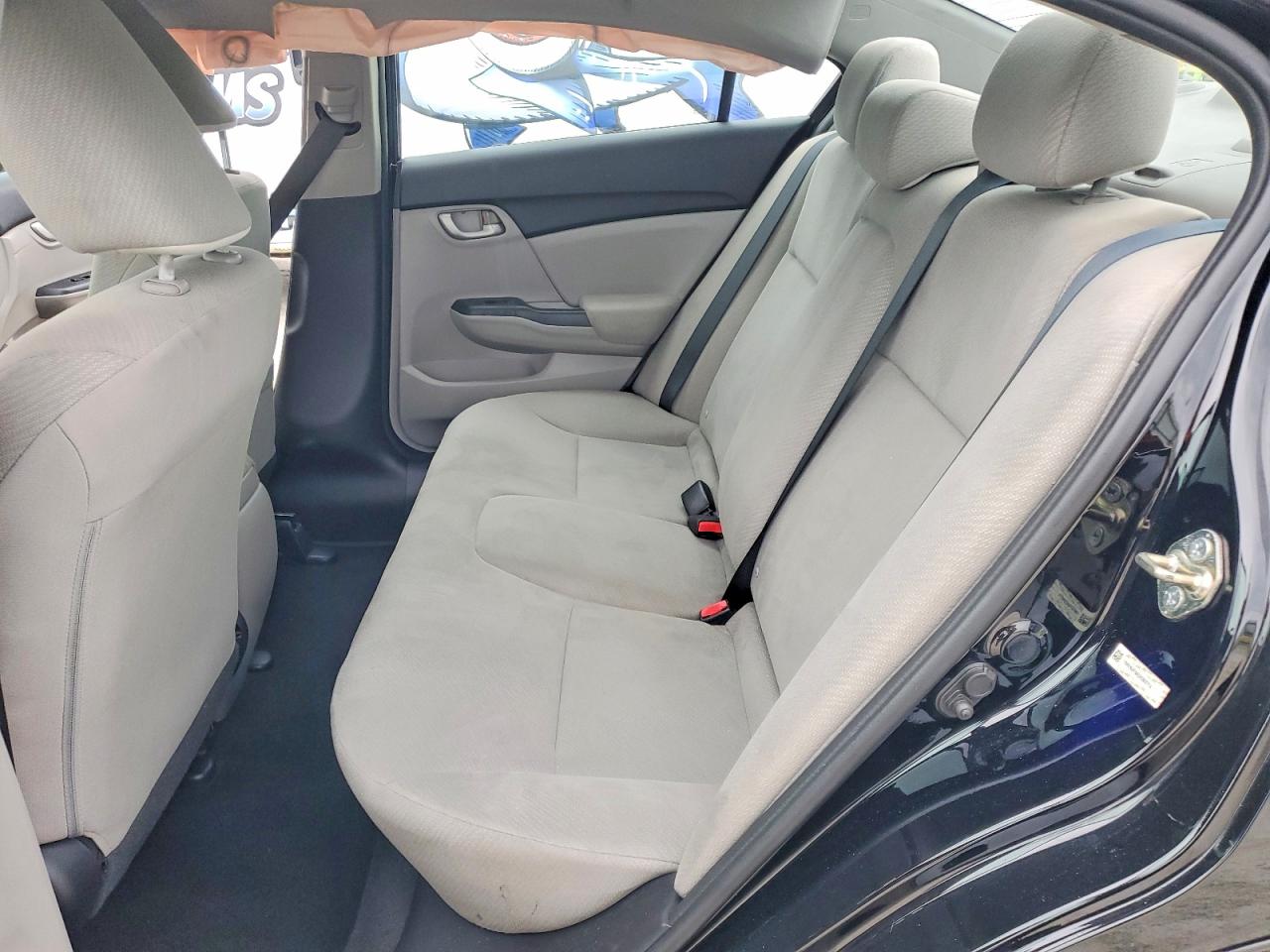 2013 Honda Civic Lx Black vin: 19XFB2F54DE080774
