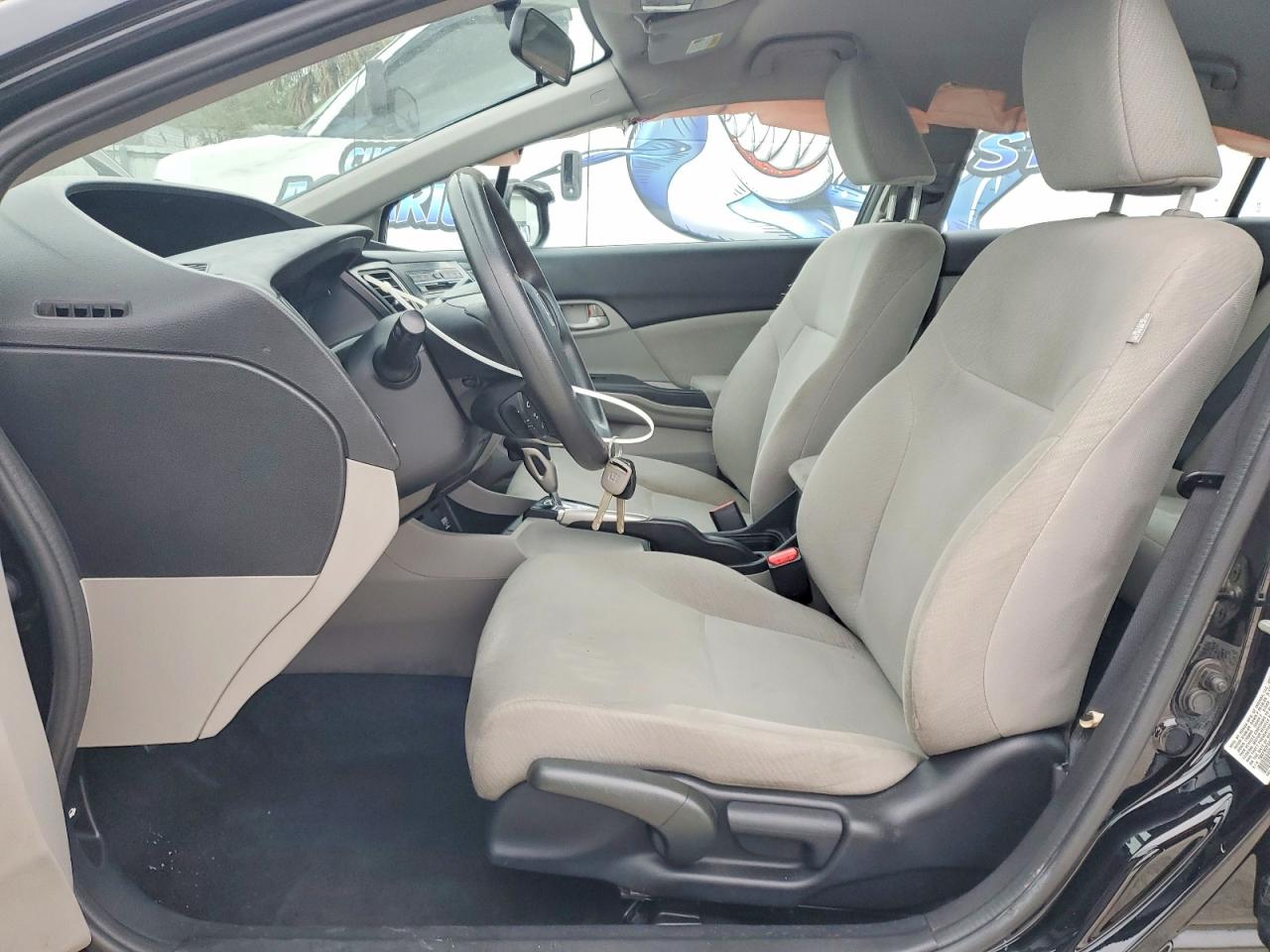 2013 Honda Civic Lx Black vin: 19XFB2F54DE080774