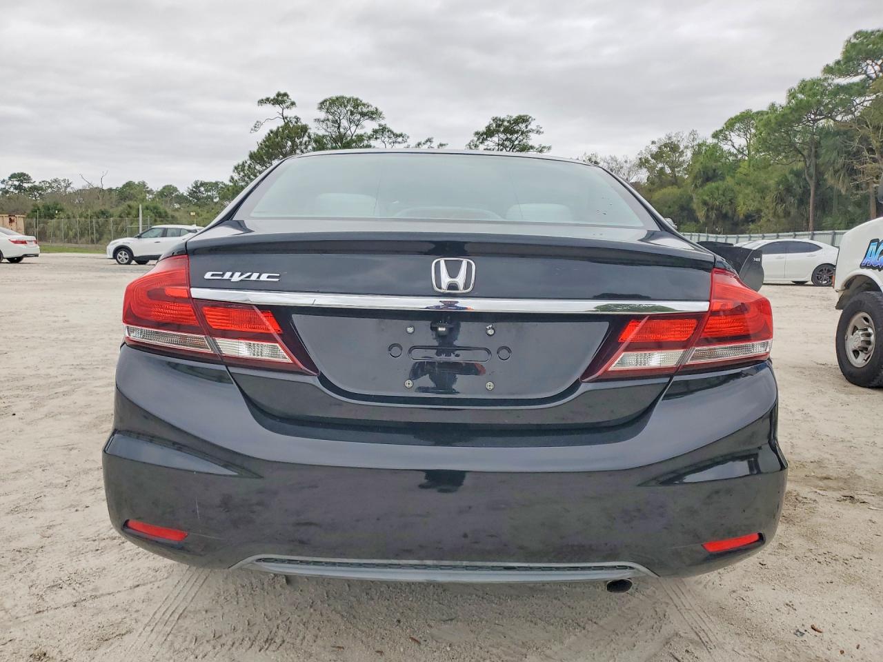 2013 Honda Civic Lx Black vin: 19XFB2F54DE080774