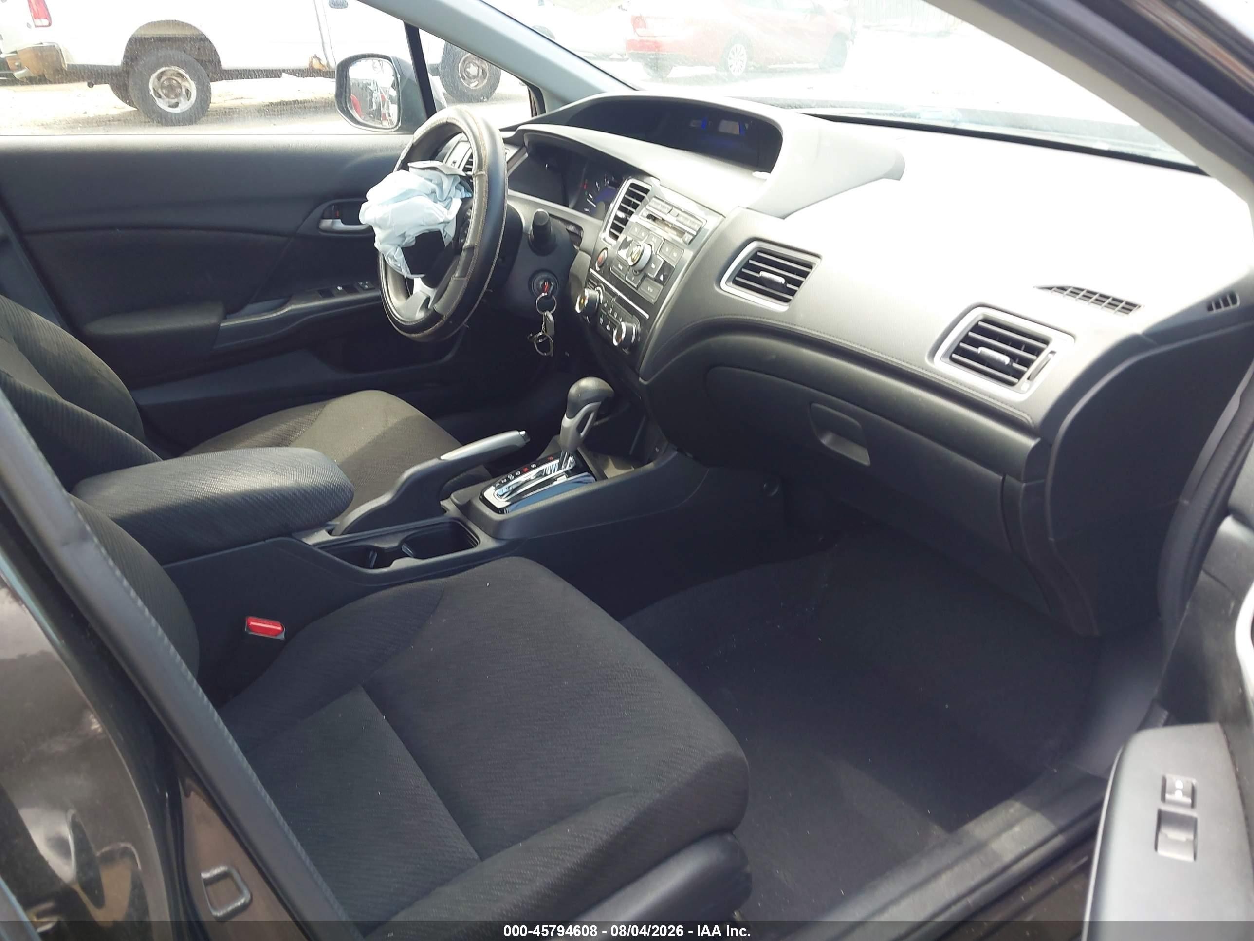 2013 Honda Civic Lx Gray vin: 19XFB2F54DE206776
