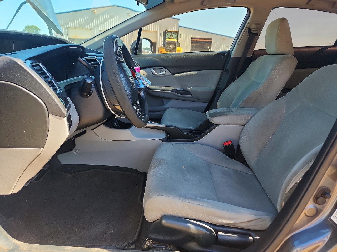 2013 Honda Civic Lx Gray vin: 19XFB2F54DE215588
