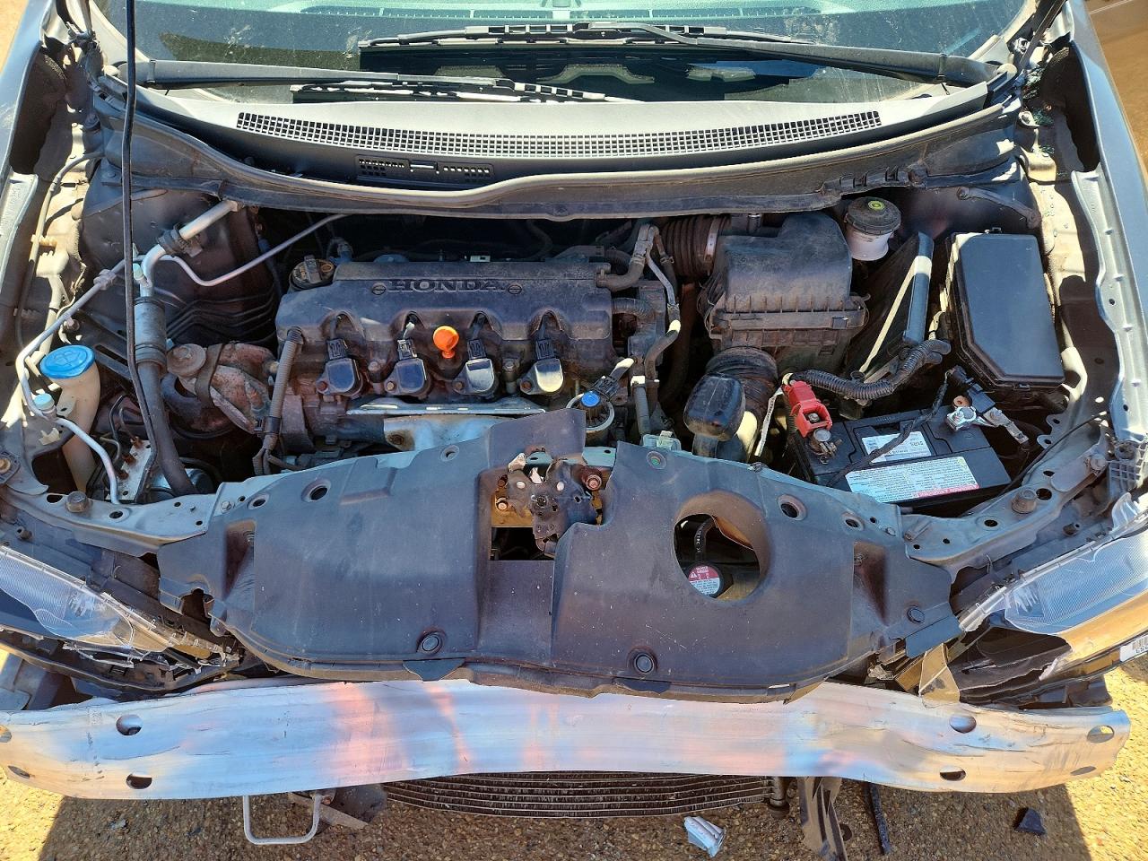 2013 Honda Civic Lx Gray vin: 19XFB2F54DE215588