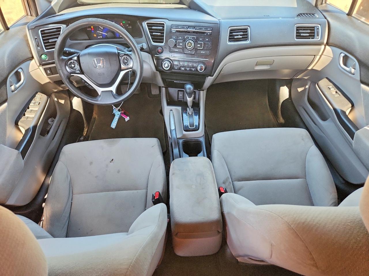 2013 Honda Civic Lx Gray vin: 19XFB2F54DE215588