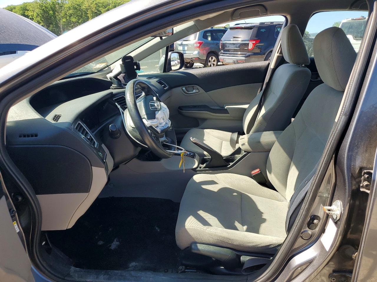 2013 Honda Civic Lx Серый vin: 19XFB2F54DE215624
