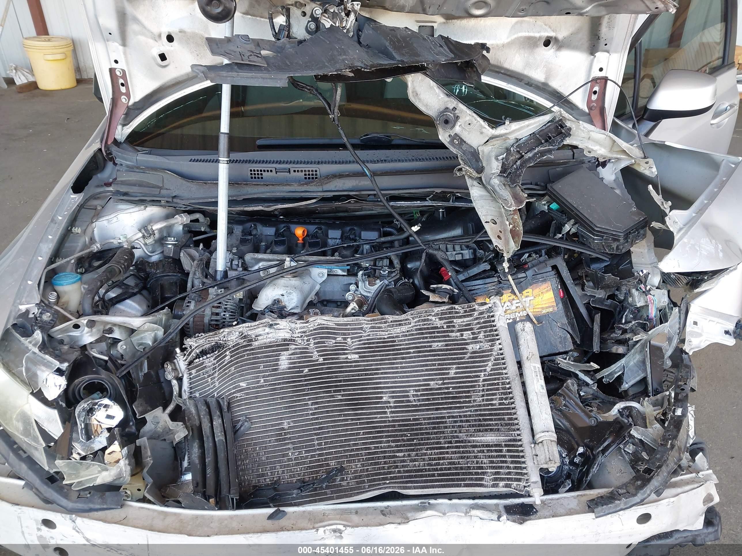 2013 Honda Civic Lx Silver vin: 19XFB2F54DE251927