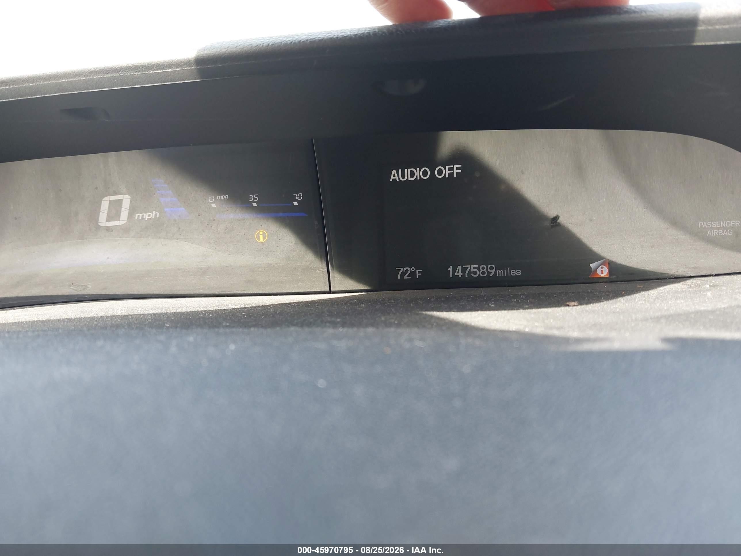 2013 Honda Civic Lx Gray vin: 19XFB2F54DE255914