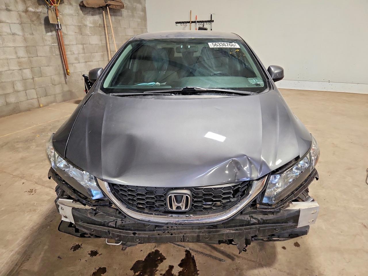2013 Honda Civic Lx Серебряный vin: 19XFB2F54DE265634