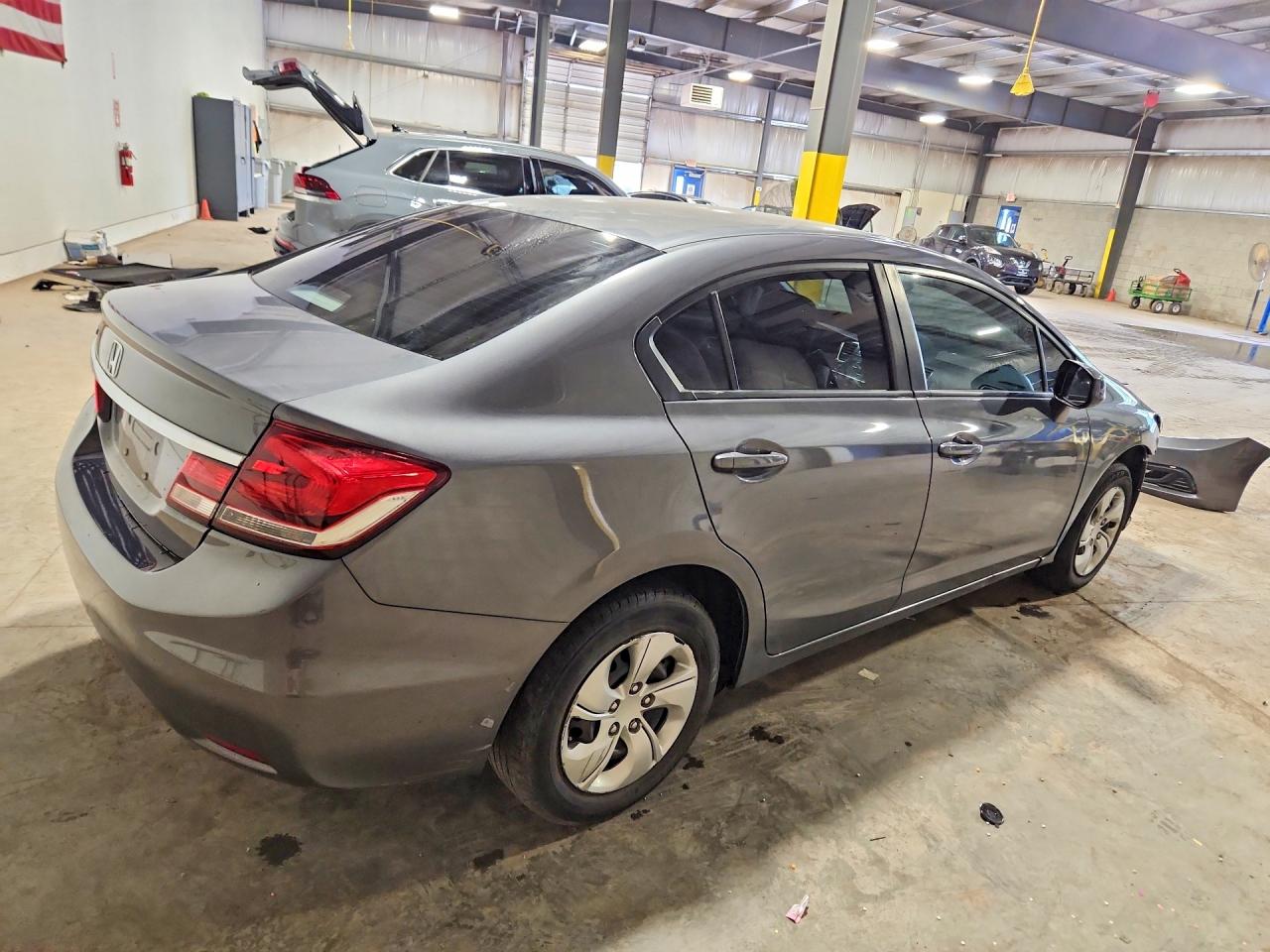 2013 Honda Civic Lx Серебряный vin: 19XFB2F54DE265634
