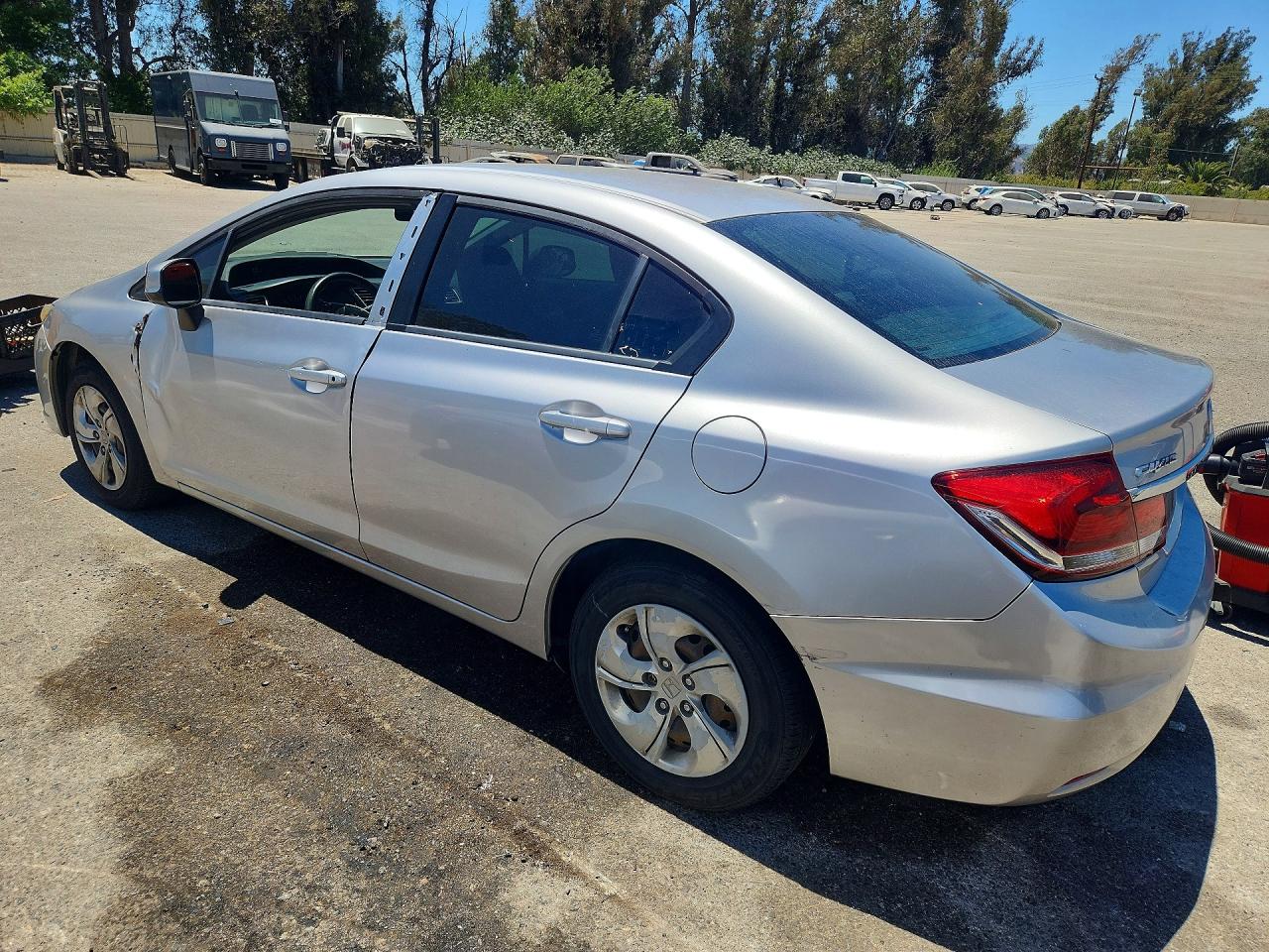 2013 Honda Civic Lx Silver vin: 19XFB2F54DE289870