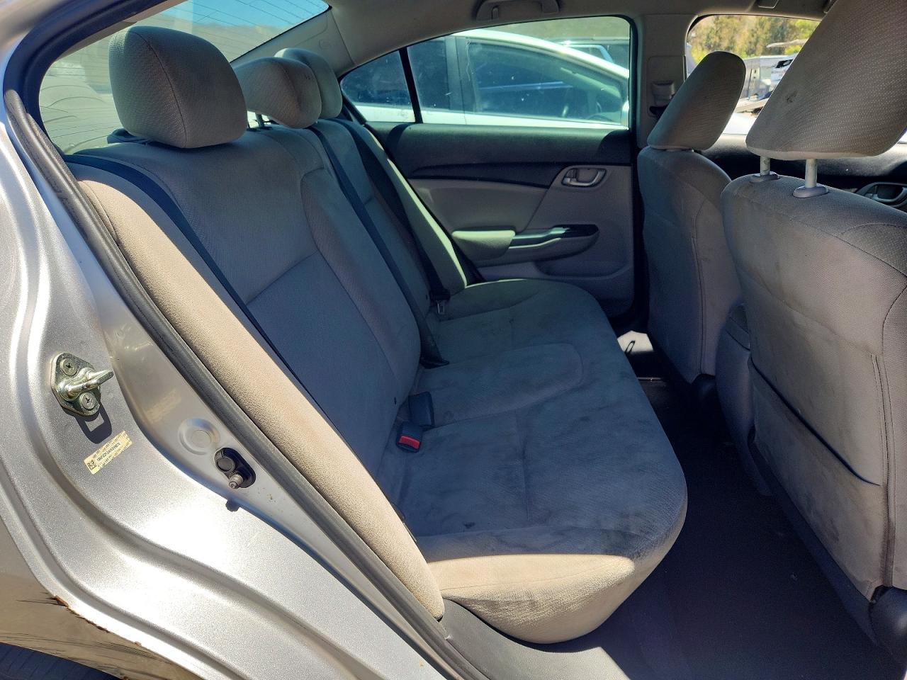 2013 Honda Civic Lx Silver vin: 19XFB2F54DE289870
