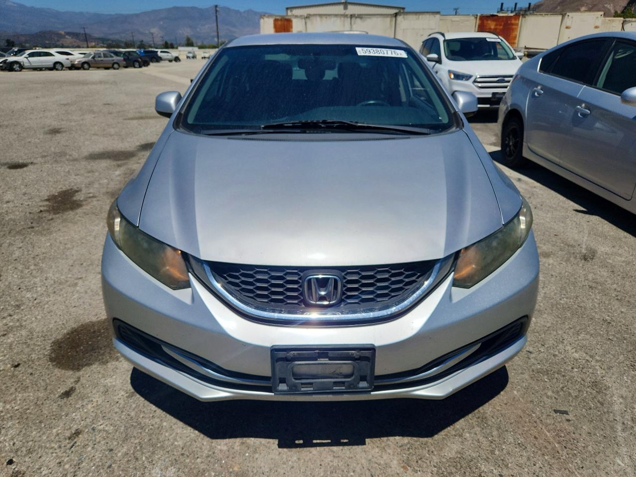 2013 Honda Civic Lx Silver vin: 19XFB2F54DE289870