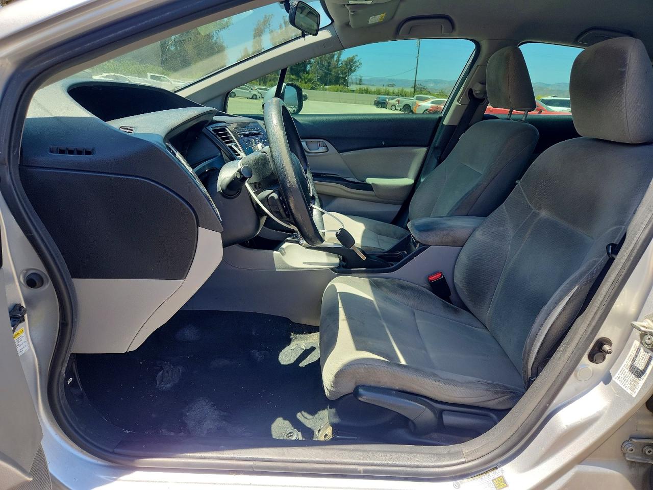 2013 Honda Civic Lx Silver vin: 19XFB2F54DE289870