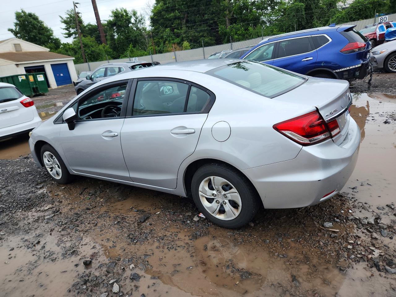 2013 Honda Civic Lx Серебряный vin: 19XFB2F54DE290940