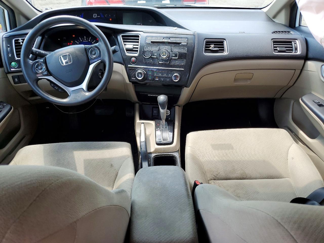 2013 Honda Civic Lx Белый vin: 19XFB2F54DE295359