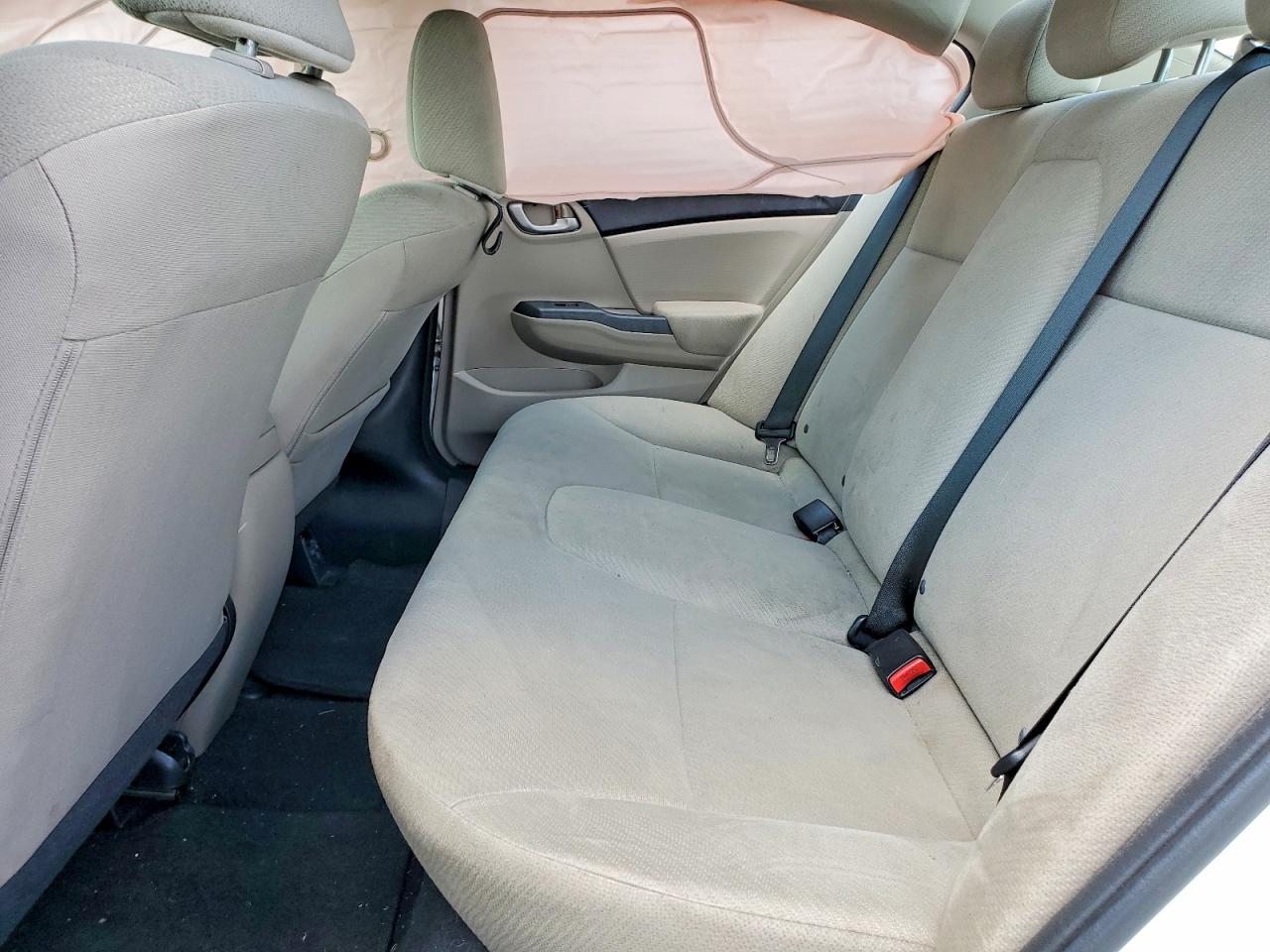 2013 Honda Civic Lx Белый vin: 19XFB2F54DE295359