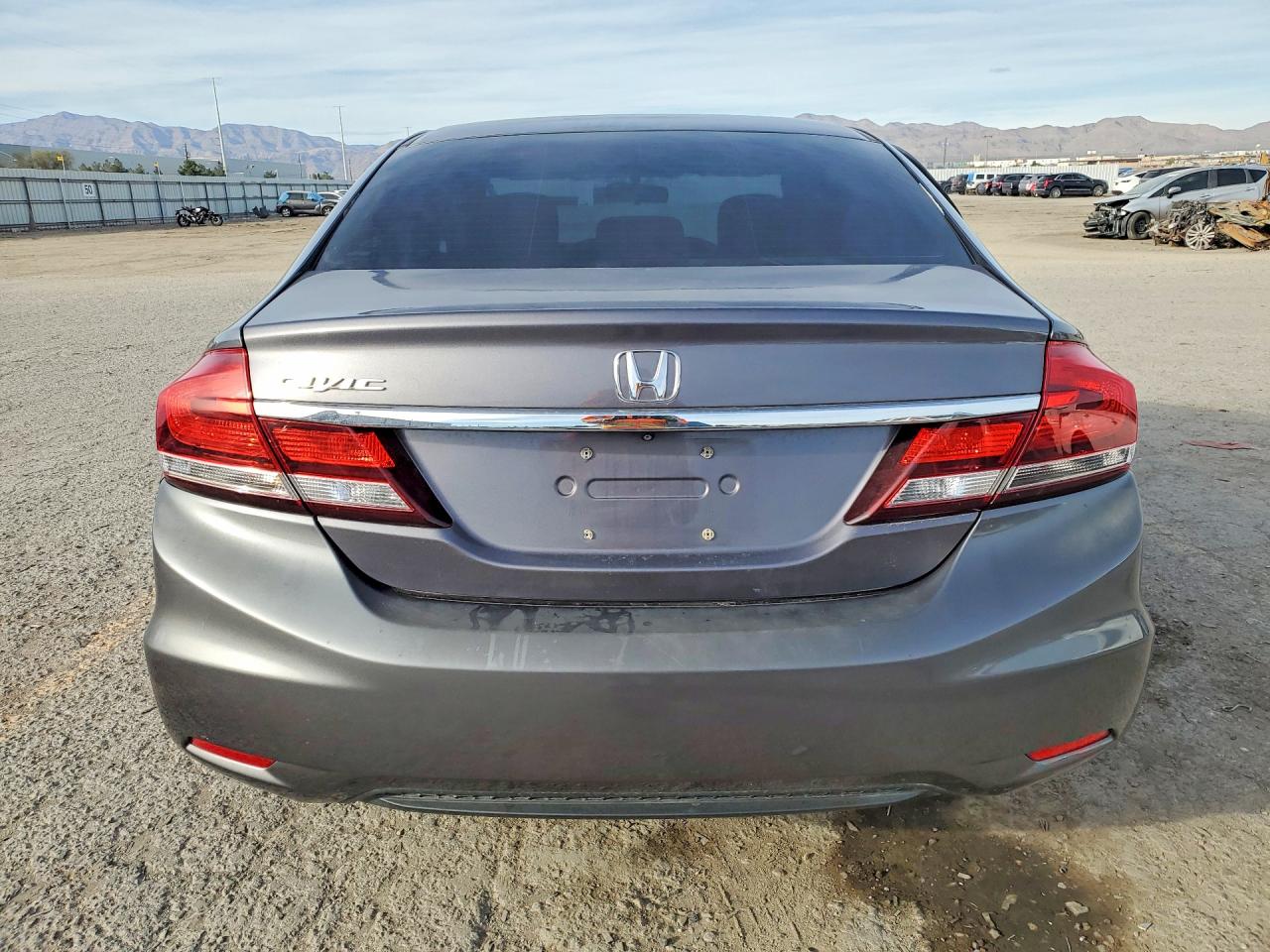 2014 Honda Civic Lx Gray vin: 19XFB2F54EE023749