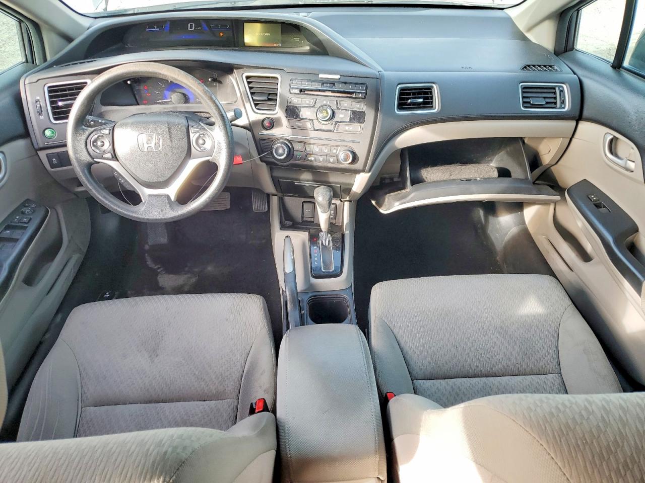 2014 Honda Civic Lx Gray vin: 19XFB2F54EE023749