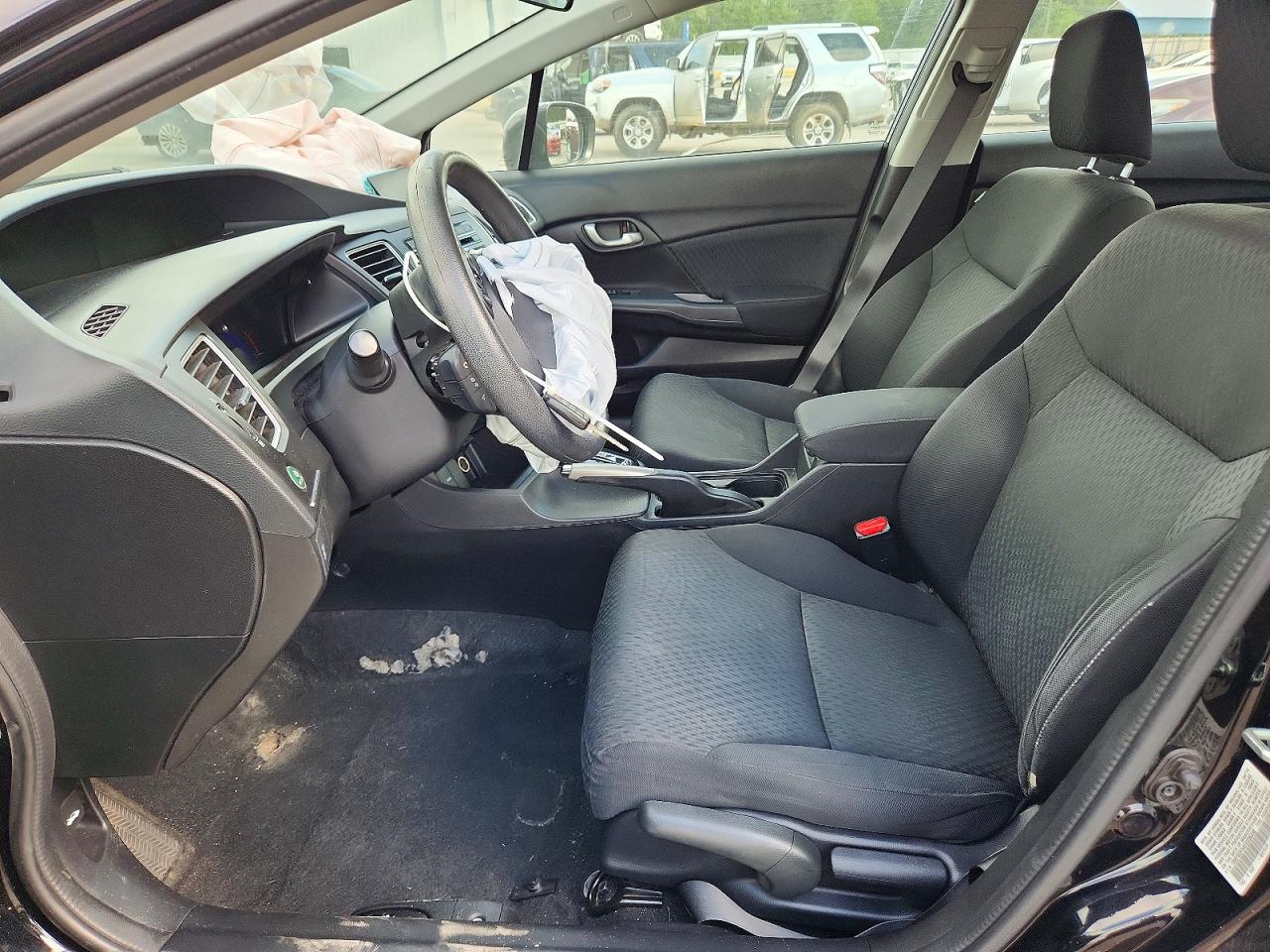 2014 Honda Civic Lx Black vin: 19XFB2F54EE036338