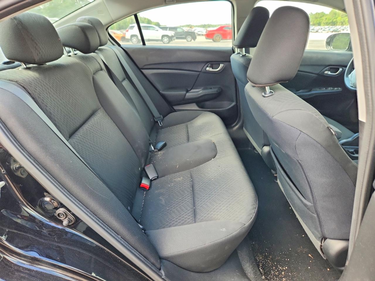 2014 Honda Civic Lx Black vin: 19XFB2F54EE036338