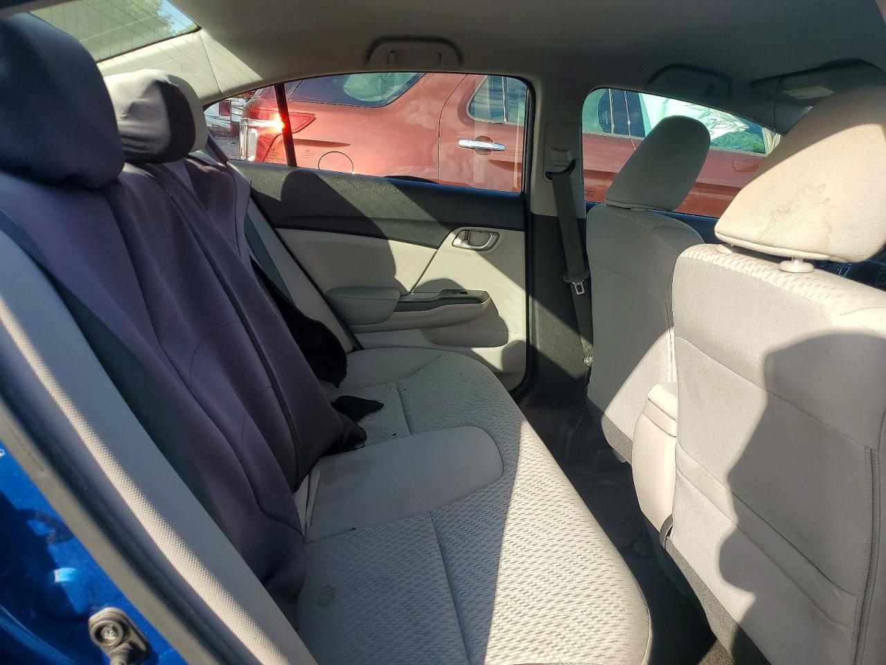 2014 Honda Civic Lx Blue vin: 19XFB2F54EE202003